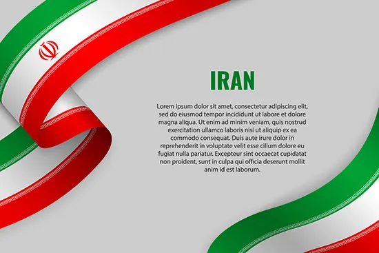 پس زمینه پرچم ایران