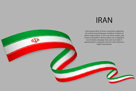 روبان پرچم ایران